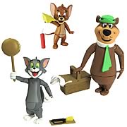 Hanna-Barbera Tom & Jerry and Yogi Bear Action Figures Set